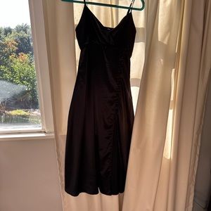 women’s size small, black midi dress